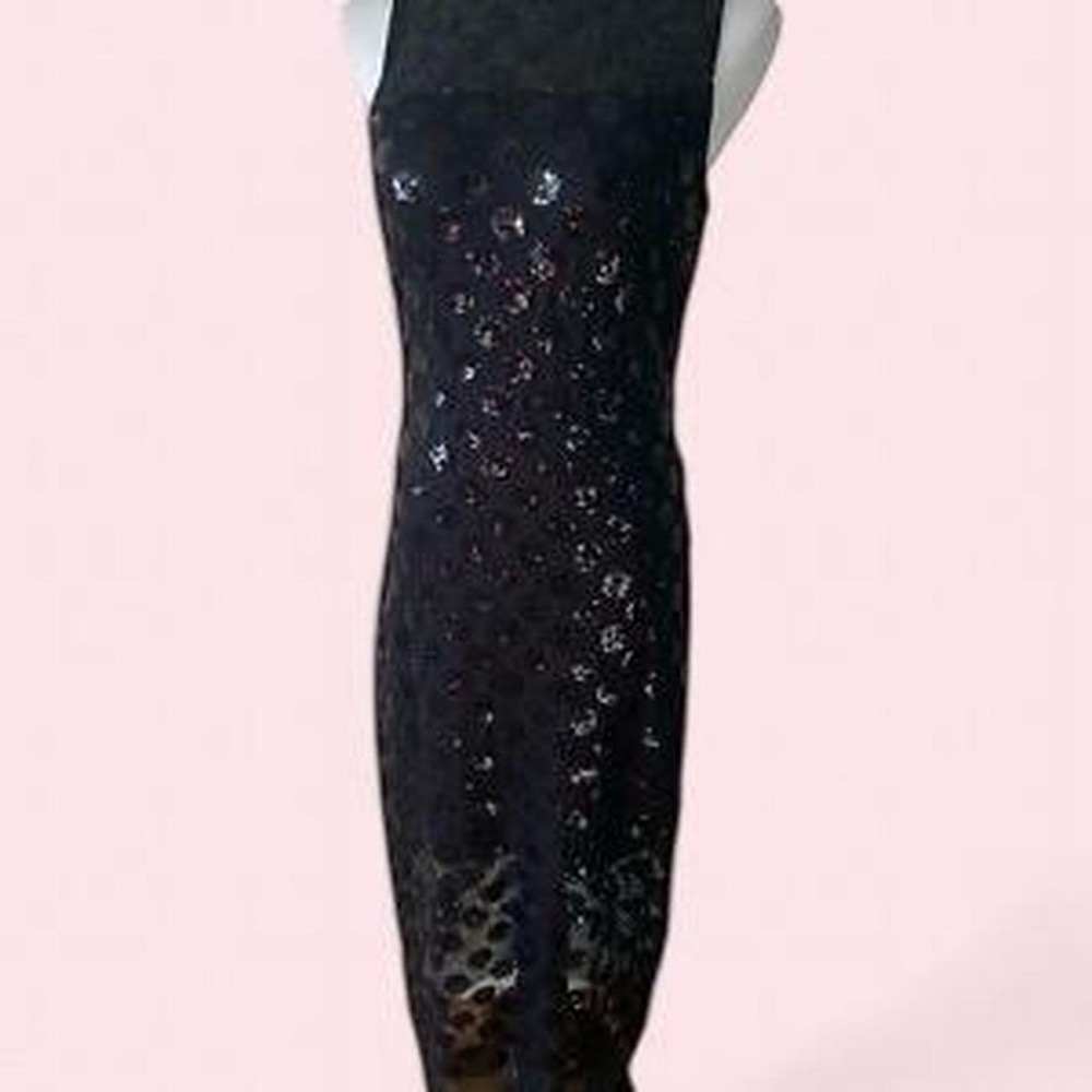 ✨ NWT Vintage Y2K Betsey Johnson Sequin Midi Dress – Size 10 - Picture 2 of 11